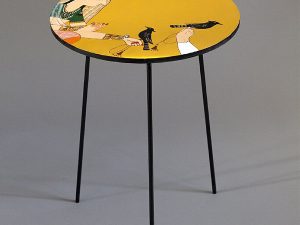 BASOLI crow table [ Hand Painted Series]