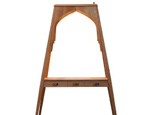 TEHREEQ Desk [Cherry Wood]