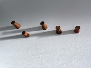 coat hooks [ Rose wood] kiki bawa [pack of 5]