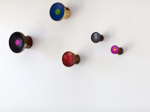 Killi Reborn [set of 5] Rosewood wall hooks